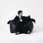플래지어 톰 1인용 기능성 가죽 빈백 소파 3color