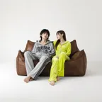 플래지어 톰 2인용  기능성 가죽 빈백 소파 3color