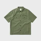 Washed Field Shirt Army Green