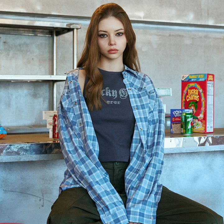 Oversized Check Shirt