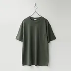 Washed Pocket Half Sleeve Moss Olive