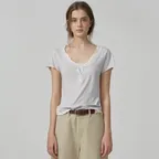 Noah Slim Layered Tee_Light Blue