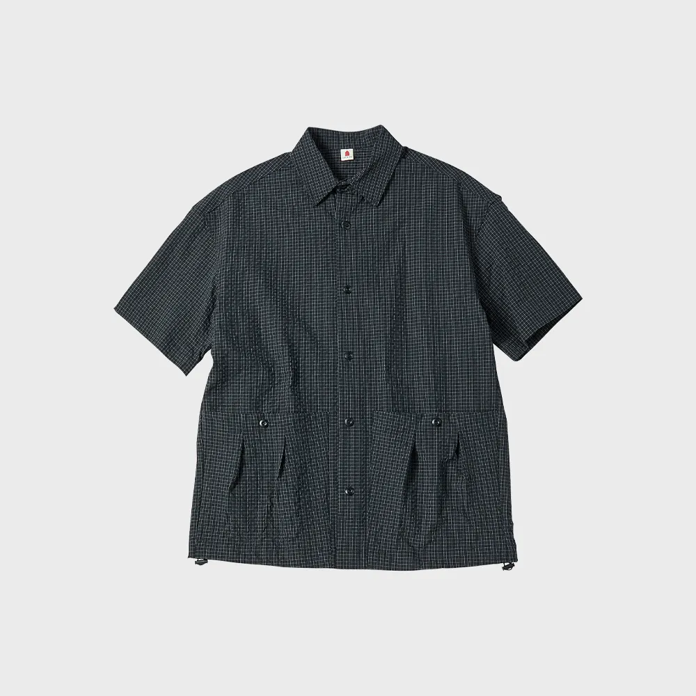 CHECK HALF SHIRTS [NAVY] - 감도 깊은 취향 셀렉트샵 29CM