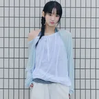 ONE SHOULDER RAGLAN T-SHIRT_SKY BLUE
