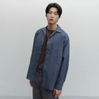 Overdyed Pajama Shirt (French Blue)