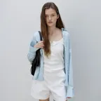 renee summer shirts - light blue