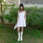 Veld lace mini dress (white)