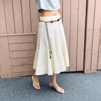 [단독] FLUTT FLARE SKIRT_VANILLA