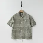 Balloon String Shirt Mustard Check