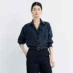 Sheer Shirt_Navy