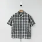 Balloon String Shirt Grey Check