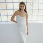 LINEN BLEND JAPANESE LACE CAMISOLE KNIT TOP - IVORY
