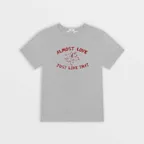 [Safarispot X 1011Gallery] Almost Love T-Shirt (Melange/Red)