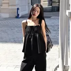 아리아 플라워 슬리브리스 블라우스 / ARIA FLOWER SLEEVELESS BLOUSE_2colors