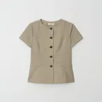 [2차 리오더] [L사이즈 추가] summer wool boat-neck jacket_beige