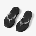 (W) TAPERED PLATTFORM (BLACK CLEAR TRANSPARENT)