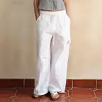 [헤이가가PICK/2차 REORDER] FLAP CARGO PANTS [WHITE]