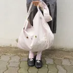 Im Pony Button Reversible Bag (Pink)