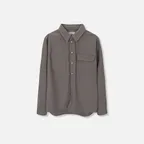 FLAP POCKET SHIRTS(TAUPE)