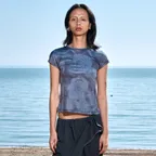 Rose Haze Tee, Basalt