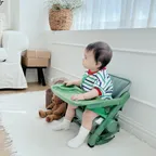 유니러브 피드미 3-in-1 부스터 의자 아보카도그린