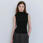 Kate Sleeveless Knit - Black