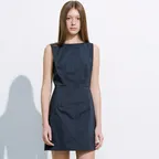 Back Point Sleeveless Mini Dress  Navy (KE6571M08R)