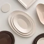 [Flush Ceramics] Serene Oval Plate 플러쉬 세라믹스 이숙영 작가 세렌 오벌 플레이트 _ 2 Colors