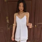 Sunday Milk Mini Dress / White