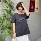 Shimmer logo t-shirt_charcoal