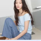 레인 보트넥 티셔츠 (2colors)