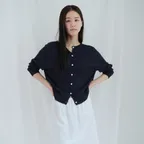 Ponds Cardigan (Flax ver.)_Navy