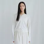 Ponds Cardigan (Flax ver.)_Ivory