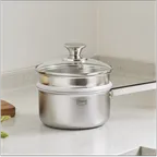 무연마제 스테인리스 찜기 16cm (뚜껑포함)