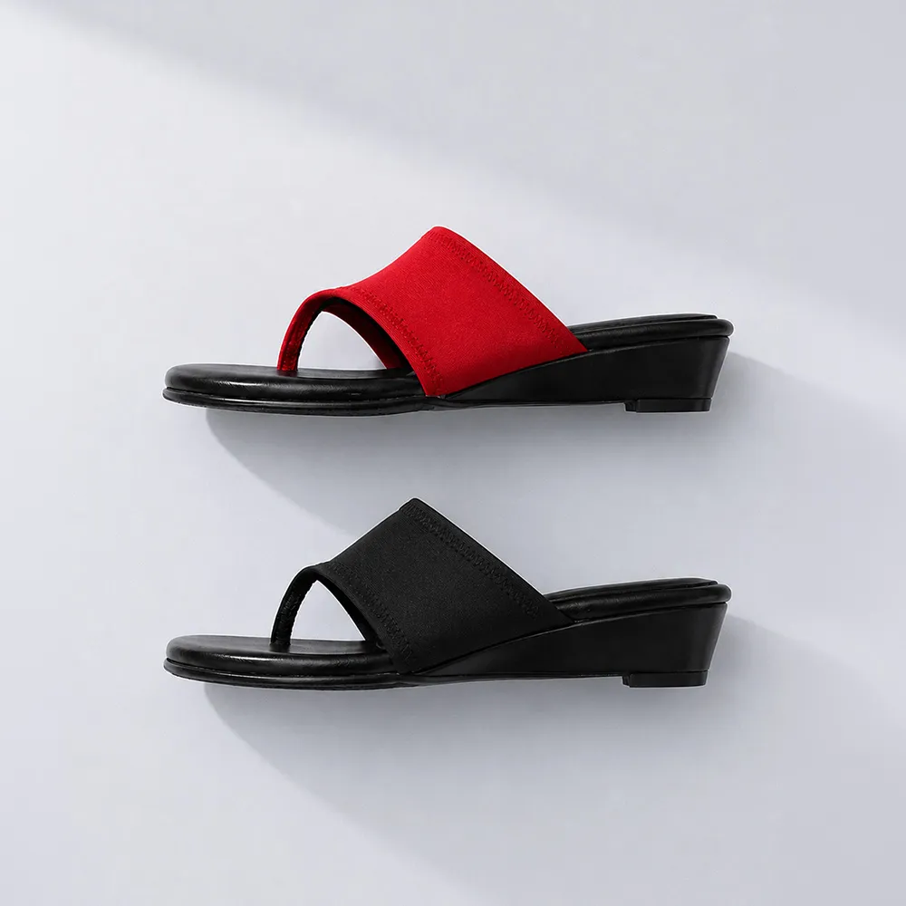 아멜리 웨지 플립플랍 2color [3cm]