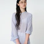 Hope linen t-shirt_Sky blue