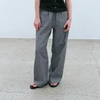 Easy-fit Stripe Pants (Black)