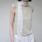 Lace scarf (ivory)