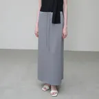 Jersey maxi skirt (melange)
