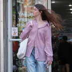 OVERSIZED Lc SHEER CHECKED SHIRT_PINK [LC262SH02PK]