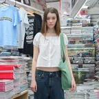 COTTON BUTTON-UP SHIRRING BLOUSE_OFF WHITE [LC262BL01OW]