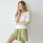 [알로하 PICK] 릴렉스 린넨 버뮤다 팬츠_Olive