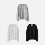 Rolled Up Long Sleeve T (3 Color)