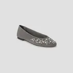 (W) BAILARINA STUDS CANVAS (GREY)