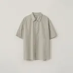FLUID HALF SHIRT_BEIGE