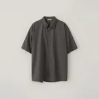FLUID HALF SHIRT_WASHED BROWN