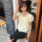 [29Edition X 한빛]Sheer Double Layered Blouse_Pale Lemon(OB6BL08)