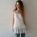 Willow Sleeveless Top (Ivory)