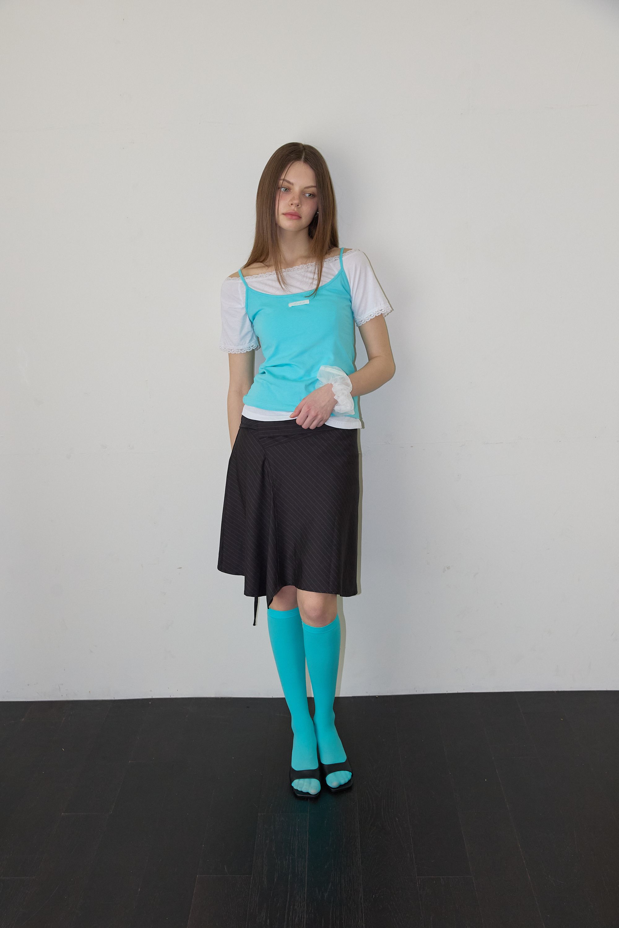 NEWYORKWORKS COLOR DAILY STRAP SLEEVELESS - 5 COLORS BLUE