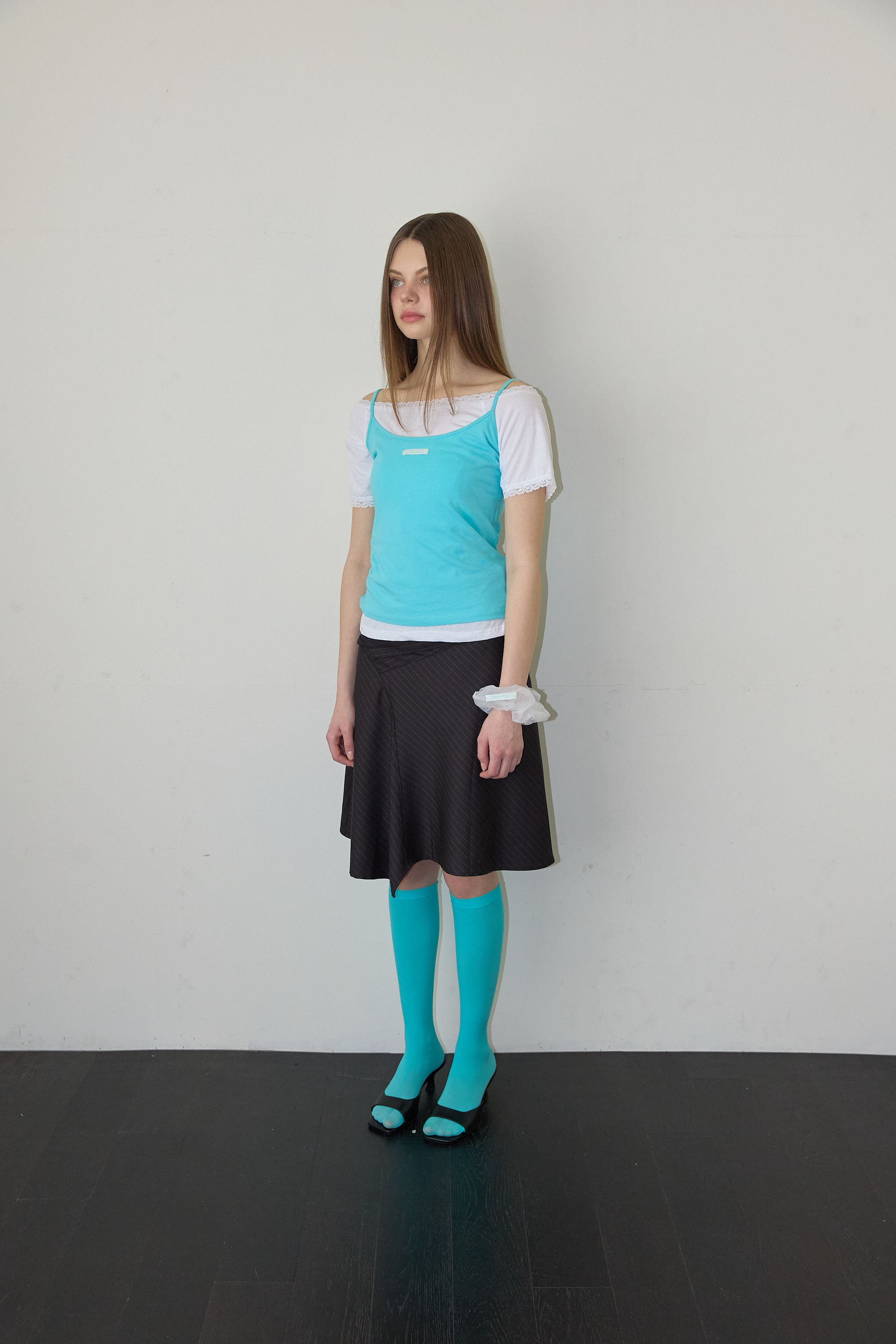 NEWYORKWORKS COLOR DAILY STRAP SLEEVELESS - 5 COLORS BLUE